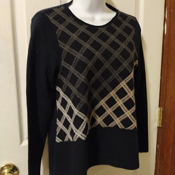 WHYCI YC Milano Lana wool textured sweater M - Picture 6 of 6